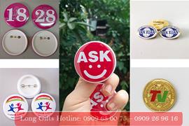 Huy Hiệu Logo cài áo tại Long Gifts